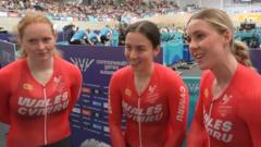 Wales sprint team trio win Commonwealth gold