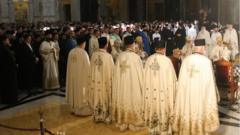 Литургија у Храму Светог Саве