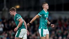 Farrell ‘delighted with both’ as fly-half debate goes on