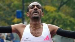 Tola wins New York Marathon in course record