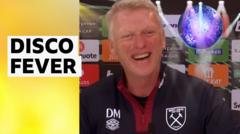 Moyes on promise to 'dad dance' if Hammers make final