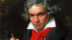 Portrait of Ludwig van Beethoven when composing the Missa Solemnis', 1820. Stieler, Joseph Karl (1781-1858). Found in the collection of the Beethoven-Haus, Bonn.