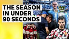 Watch: The Premier League season in under 90 seconds