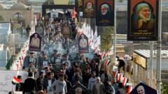 حشود العراقيين تحيي ذكرى اغتيال سليماني والمهندس