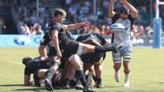 Sarries crush Falcons to boost play-off chances