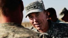 David Petraeus in a military uniform