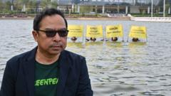 นายธารา บัวคำศรี ผู้อำนวยกรีนพีซประจำประเทศไทย