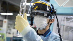 Tritium measurement on a sample of contaminated water at the Tokyo Electric Power Company (TEPCO) Fukushima Dai-ichi nuclear power plant, 5 March 2022