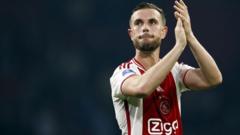 Southgate watches Henderson make Ajax debut