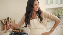 All smiles in Meghan's relentlessly upbeat TV series