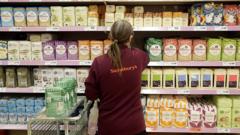 Sainsbury's says more people shopping in-store