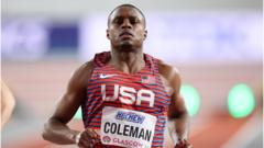 Watch: World Indoor Championships - Coleman beats Lyles to gold in men's 60m final