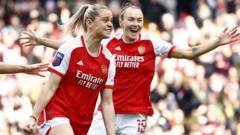 WSL: Reaction as Arsenal beat Spurs, with two more games under way