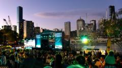Brisbane'de kutlama