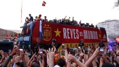 Watch: Spain World Cup champions receive royal welcome in Madrid