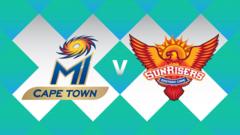 MI Cape Town v Sunrisers Eastern Cape – SA20 scorecard