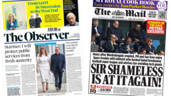 The Papers: 'No more austerity' and 'Sir Shameless at it again'