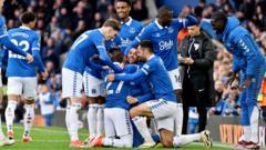 Premier League: Gueye gives Everton lead against Brentford