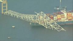 Watch: Daylight reveals extent of damage to bridge