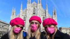 Розовые береты, Милан, 2020 год