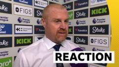Dyche praises Everton's 'dominant performance'