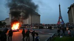 Hundreds arrested and dozens of police injured after Champions League riots in France