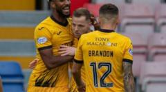Livi motor to County draw after bus breakdown