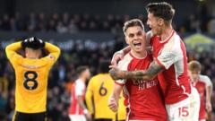 Premier League: Arsenal return to top with Wolves win - reaction