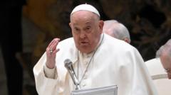 Listen: Pope Francis shares voice message from hospital