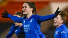 Late penalty takes Rangers past Celtic into SWPL Cup final