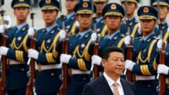 O presidente chinês, Xi Jinping