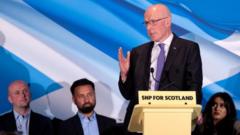 Swinney launches SNP campaign with attacks on Tories and Labour