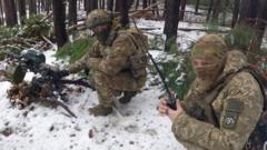 Ukrainian soldiers film dangerous front-line mission