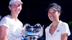 Hsieh wins second doubles title of Australian Open