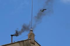 Watch: Second black smoke signal as conclave continues