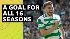 Watch Forrest score in 16 consecutive seasons for Celtic