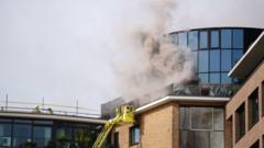 Fire breaks out at BBC's former HQ Television Centre