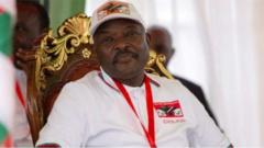 Di late President Pierre Nkurunziza suppose hand over power for August