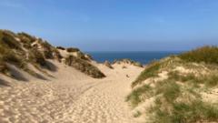 Girl, 15, critical after swim at beach beauty spot