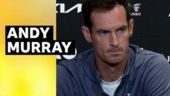 I won't be out there giggling on court - Murray