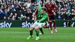 Republic of Ireland 0-0 Belgium - second half underway
