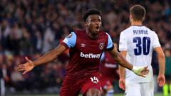 Kudus on target as West Ham beat Backa Topola