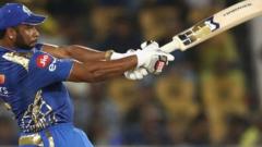 Kieron Pollard of the Mumbai Indians