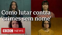 Neste Dia Internacional das Mulheres, o BBC 100 Women mostra como expressões em quatro países ajudaram no combate a crimes.