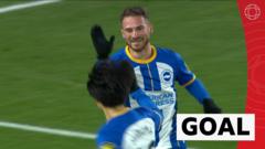 Mac Allister scores with brilliant backheel flick