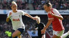 WSL: Watch as Arsenal and Tottenham push for opener
