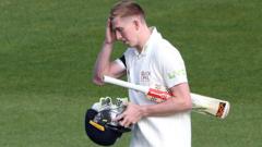 Crawley goes cheaply after Surrey put Kent in