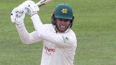 Slater’s century puts Notts in command at Kent