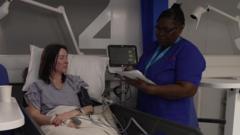 Fire-hit hospital opens stopgap diagnostic units