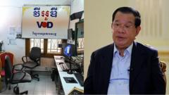 柬埔寨首相關閉國內最後獨立媒體之一